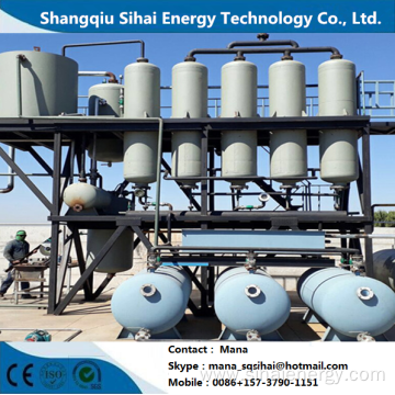 Used Plastic Oil Distillation to Diesel Facility